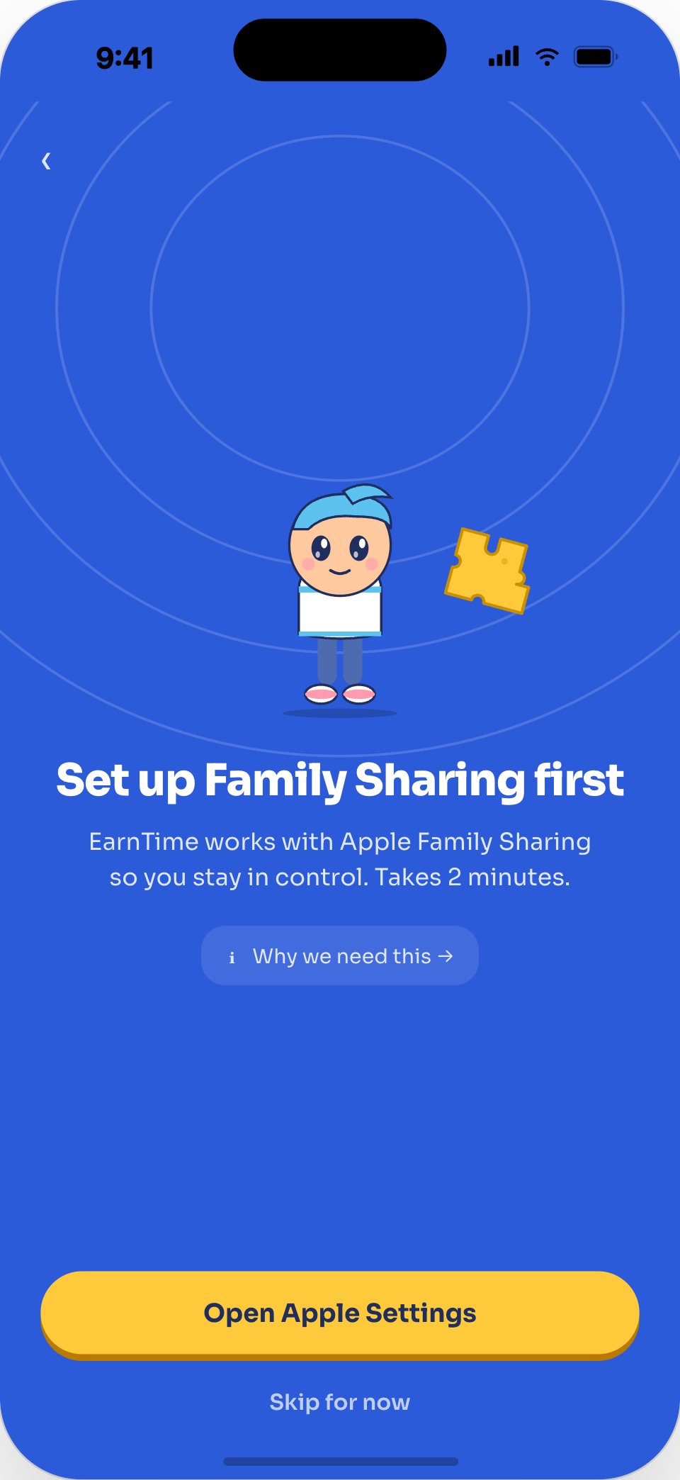 Family Sharing setup